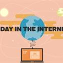 Infographics : A day in the internet